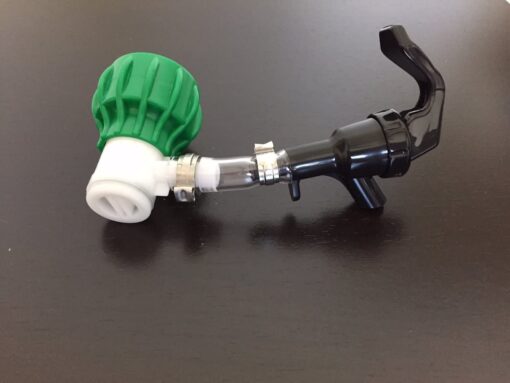 Pepsi Green BIB Connector with Tap